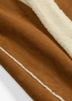 bonprix Gilet sans manches en sherpa|Femme Vestes & Manteaux