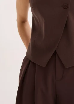 bonprix Gilet sans manches en viscose mélangée|Femme Vestes & Manteaux