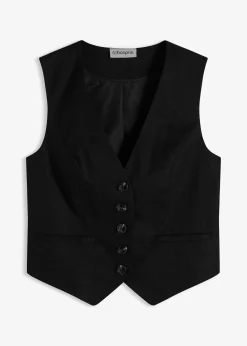 bonprix Gilet sans manches en viscose mélangée|Femme Vestes & Manteaux
