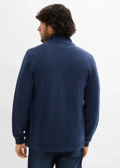 bonprix Gilet zippé en fine maille|Homme Pulls & Gilets