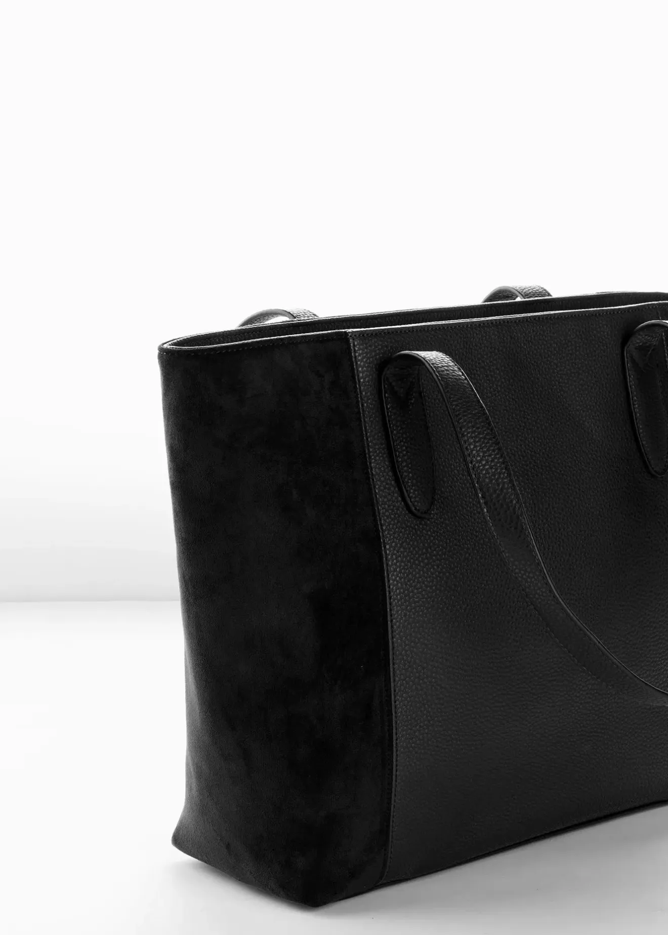 Femme bonprix Sacs|Grand cabas bi-matière