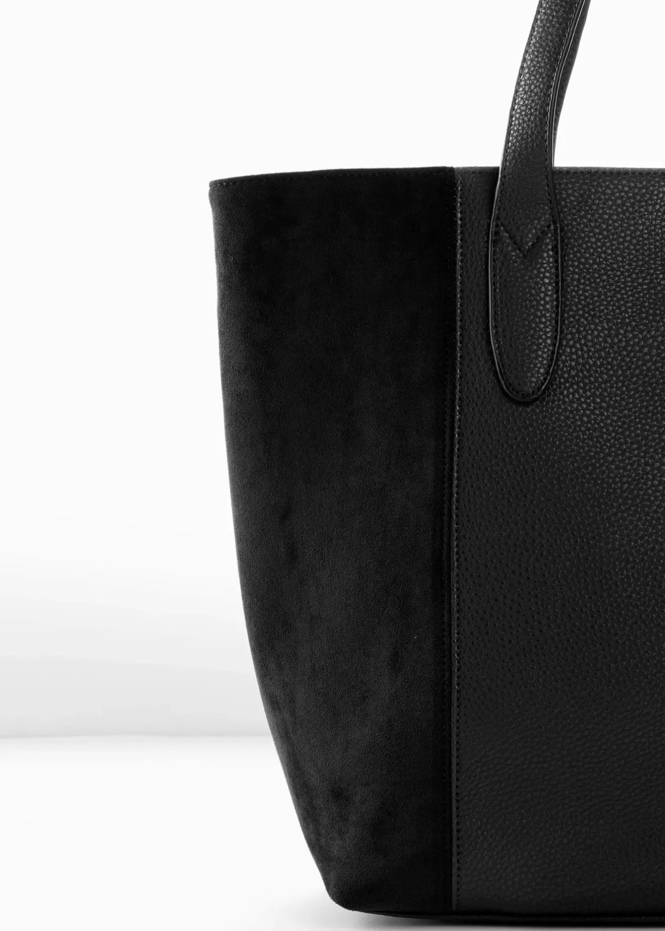 Femme bonprix Sacs|Grand cabas bi-matière