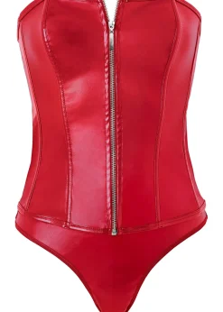 bonprix Guêpière + string enduits (ens. 2 pces)|Femme Guêpières & Déshabillés|Dessous