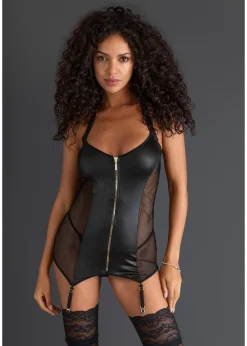 Femme bonprix Lingerie Érotique|Guêpière sexy avec zip
