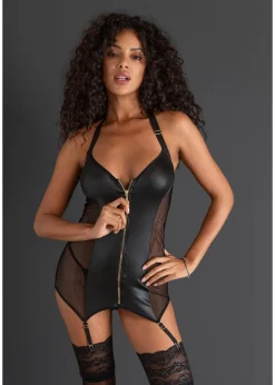 Femme bonprix Lingerie Érotique|Guêpière sexy avec zip