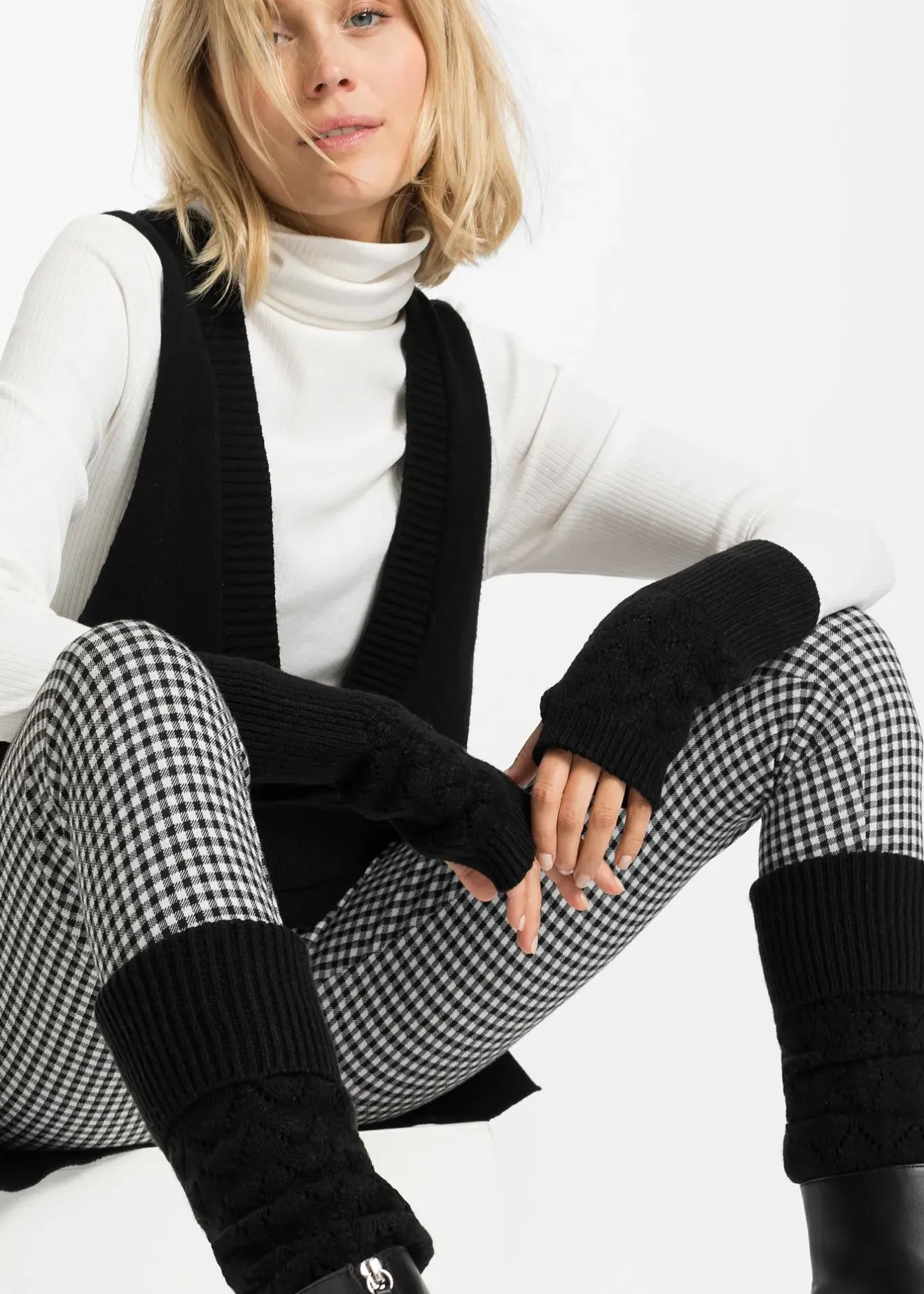 bonprix Guêtres bras et jambes (ens. 4 pces)|Femme Gants & Manchettes