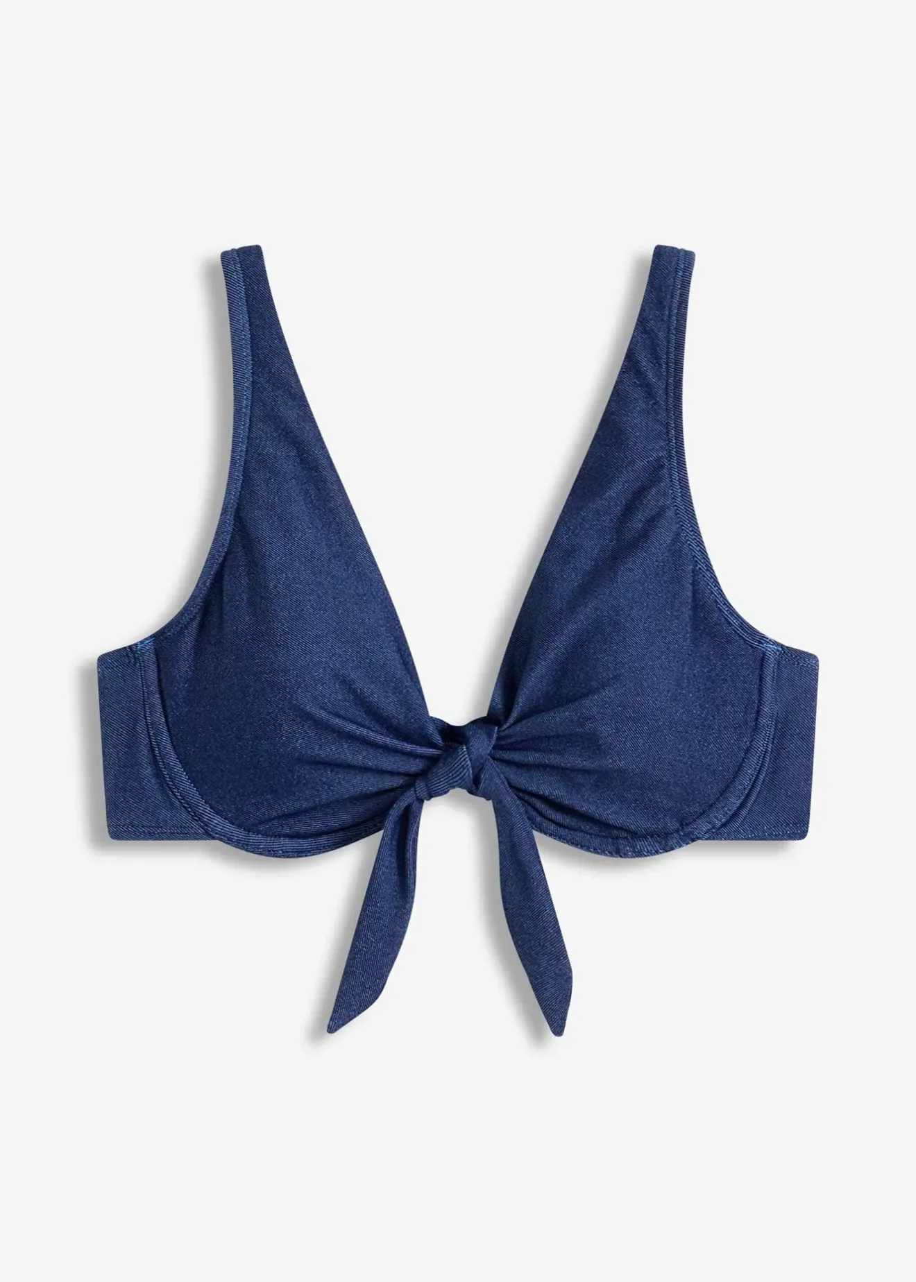 bonprix Haut de bikini à armatures, aspect jean|Femme Bikinis|Maillots Séparables