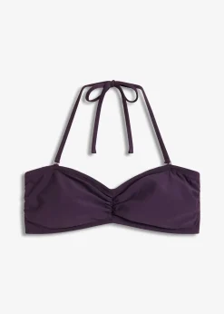 Femme bonprix Bikinis|Maillots Séparables|Haut de bikini bandeau à bretelles amovibles