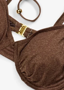 bonprix Haut de bikini brillant à armatures|Femme Bikinis|Maillots Séparables