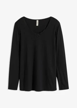 Femme bonprix Basiques|Lingerie Nuit|Haut de pyjama contenant de la viscose