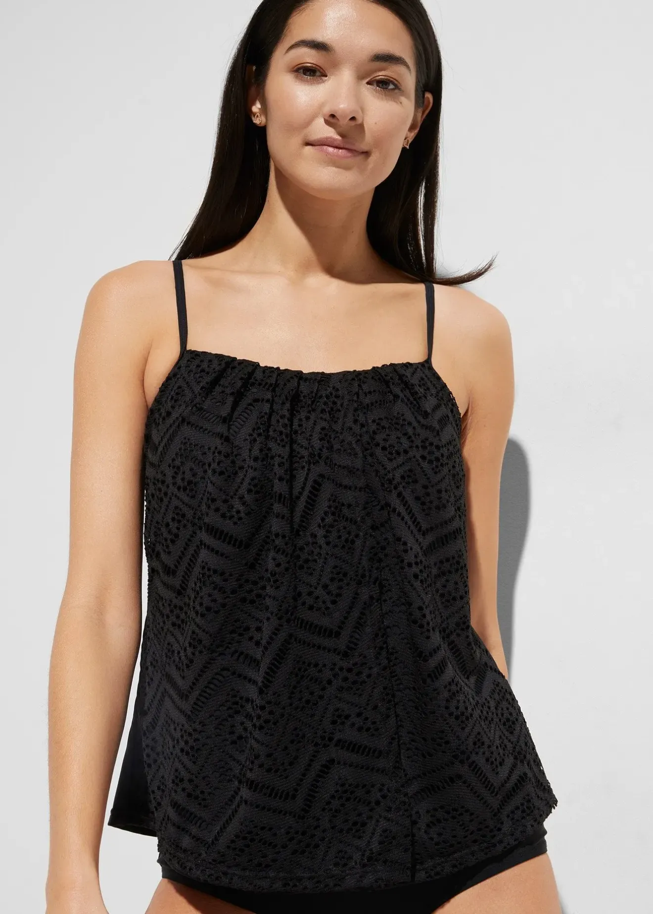 bonprix Haut de tankini en dentelle|Femme Maillots Séparables|Tankinis