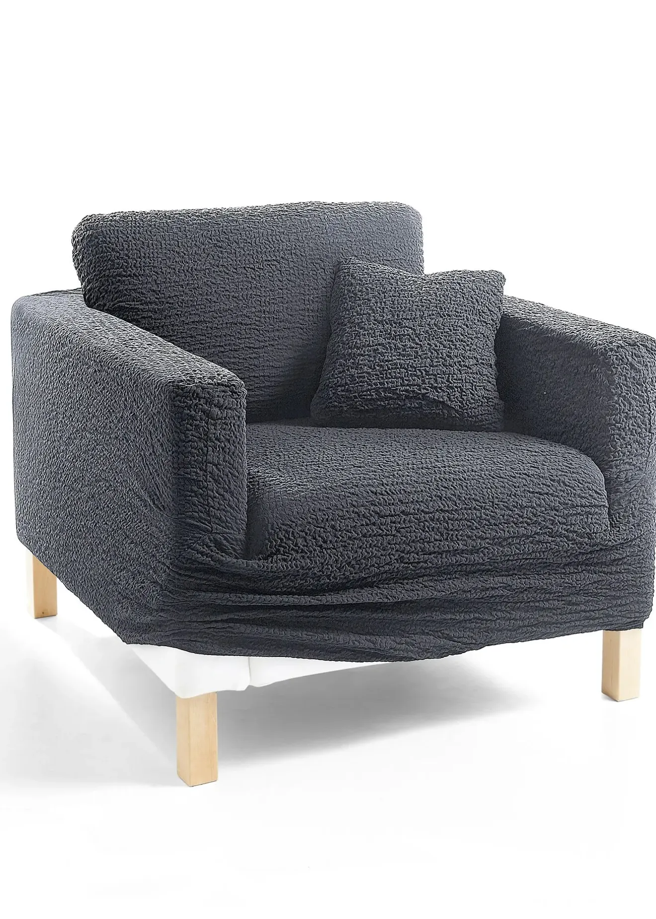 bpc living bonprix collection Salon·Couvertures & Jetés De Canapé|Jetés & Housses De Canapé|Housse GAICO effet froissé