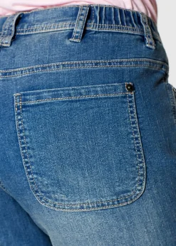 bonprix Jean 3/4 cargo stretch, taille normale|Femme Jeans