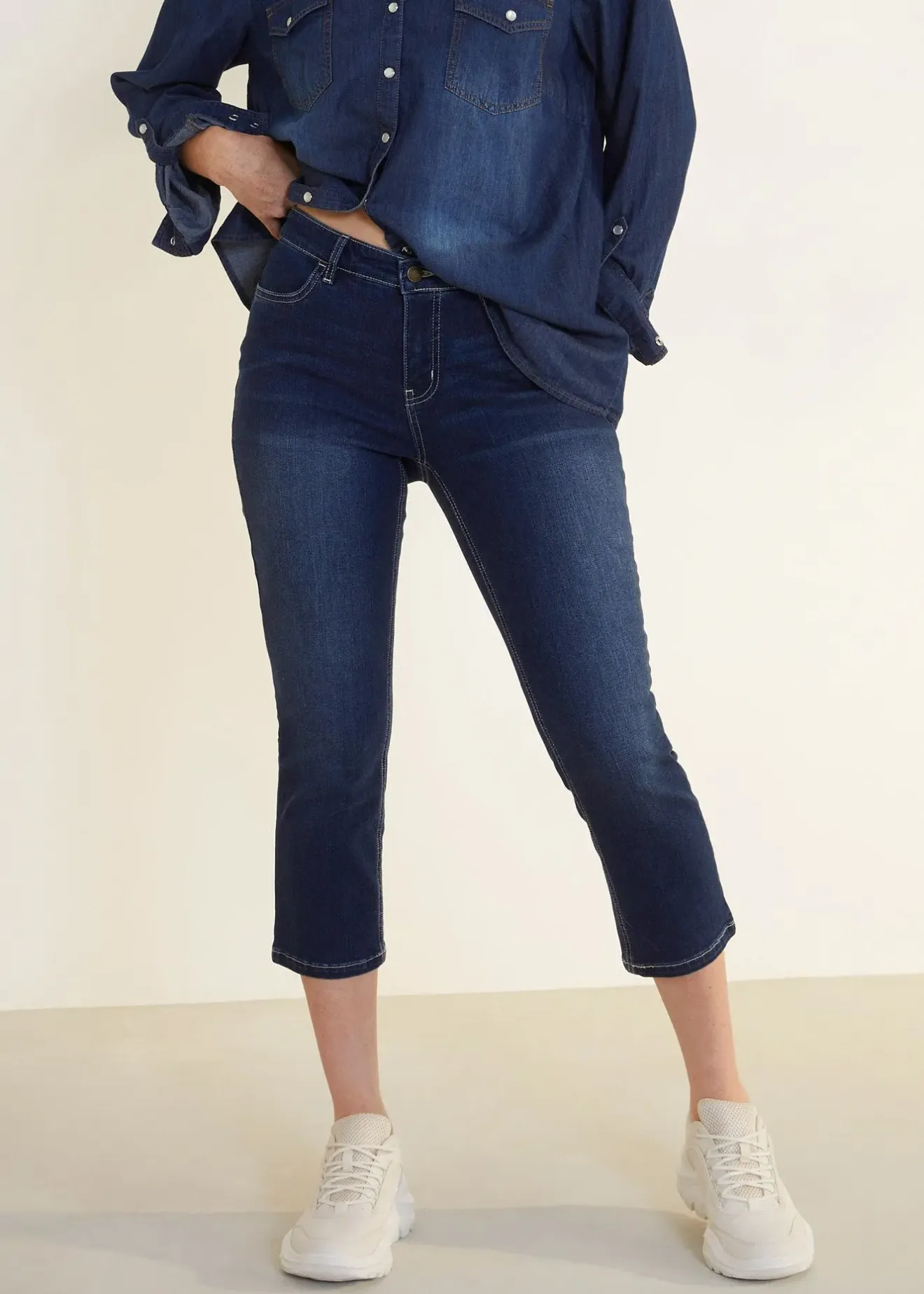 bonprix Jean 7/8 confort stretch|Femme Jeans