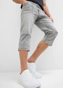 Homme bonprix Jeans|Jean 3/4 droit, Regular, droit