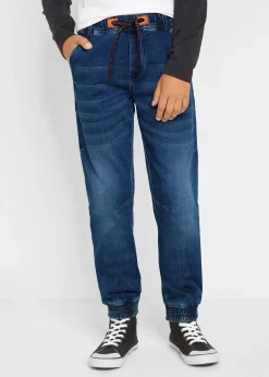 Enfant bonprix Vêtements Enfant|Garçons 9-16 Ans·Jeans|Jean à taille élastiquée en denim sweat, regular et fuselé