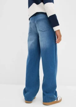 Enfant bonprix Vêtements Enfant|Garçons 9-16 Ans·Jeans|Jean à taille réglable, coupe droite et loose
