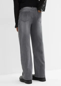 bonprix Jean ample taille mi-haute, orné de strass|Enfant Vêtements Enfant|Filles 9-16 Ans·Jeans