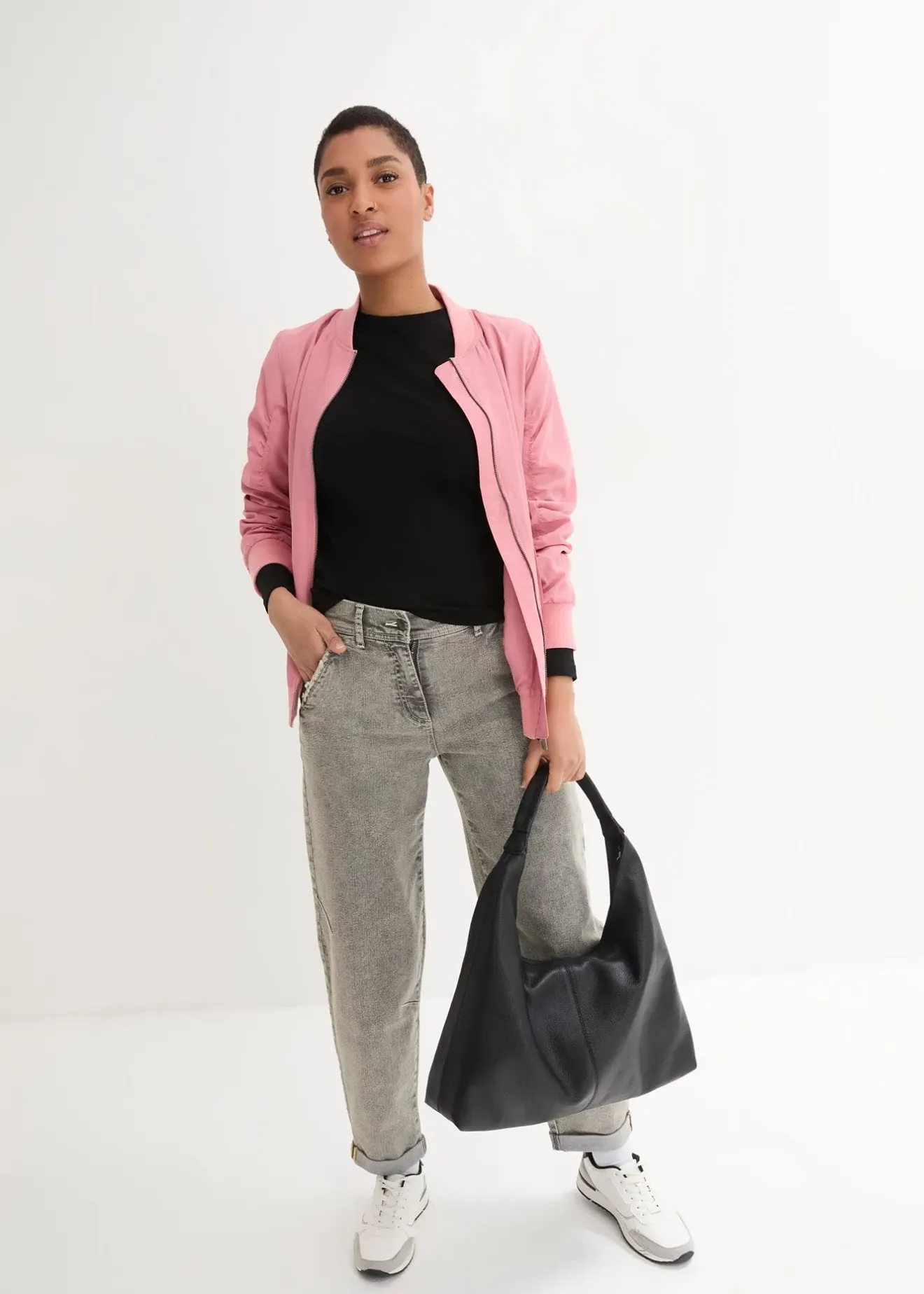 Femme bonprix Jeans|Jean au délavage vintage