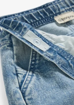 Enfant bonprix Vêtements Enfant|Filles 9-16 Ans·Jeans|Jean baggy poches cargo, taille mi-haute