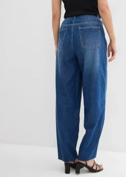 Femme bonprix Jeans|Jean balloon, taille haute, ultra-doux