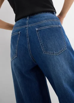 Femme bonprix Jeans|Jean balloon, taille haute, ultra-doux