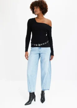 bonprix Jean Balloon taille mi-haute|Femme Jeans|Tailles Petite