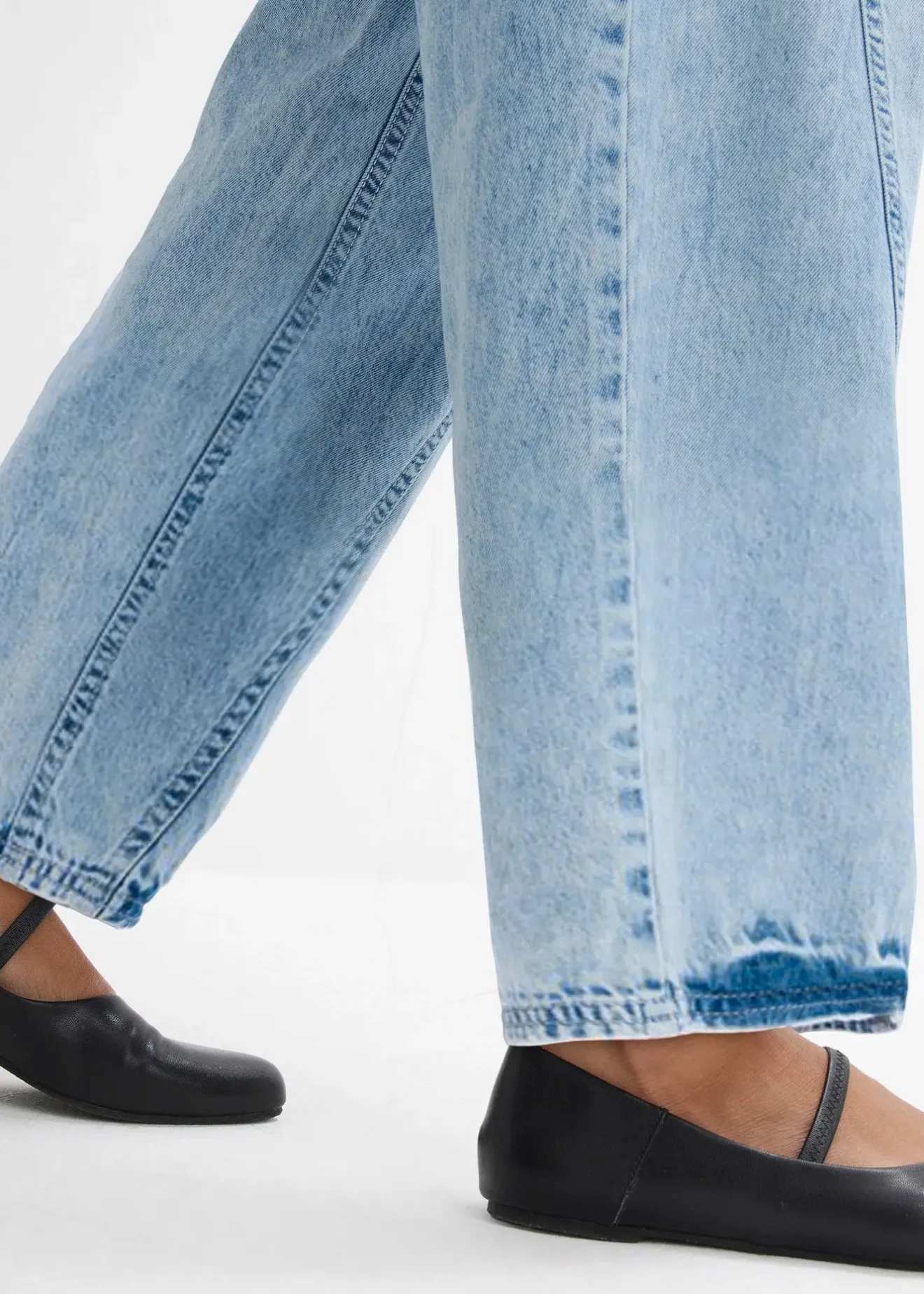 bonprix Jean Balloon taille mi-haute|Femme Jeans|Tailles Petite