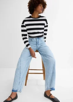 bonprix Jean Balloon taille mi-haute|Femme Jeans|Tailles Petite