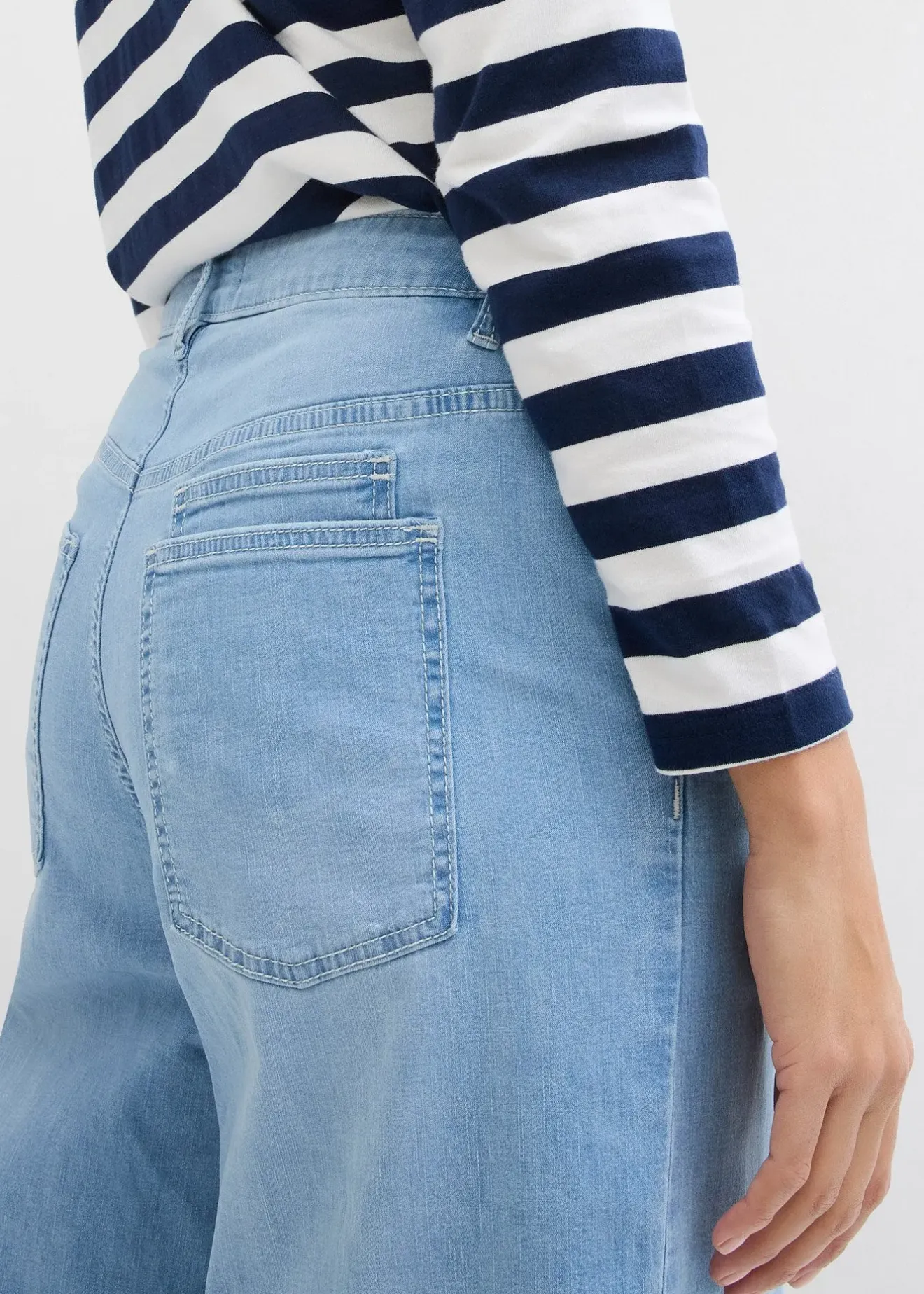 bonprix Jean balloon taille mi-haute ultra doux, cropped|Femme Jeans