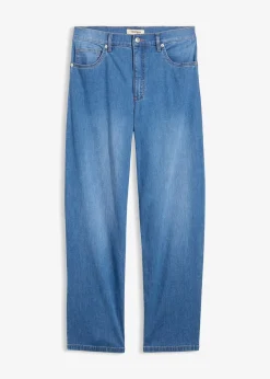 Femme bonprix Jeans|Jean barrel taille haute