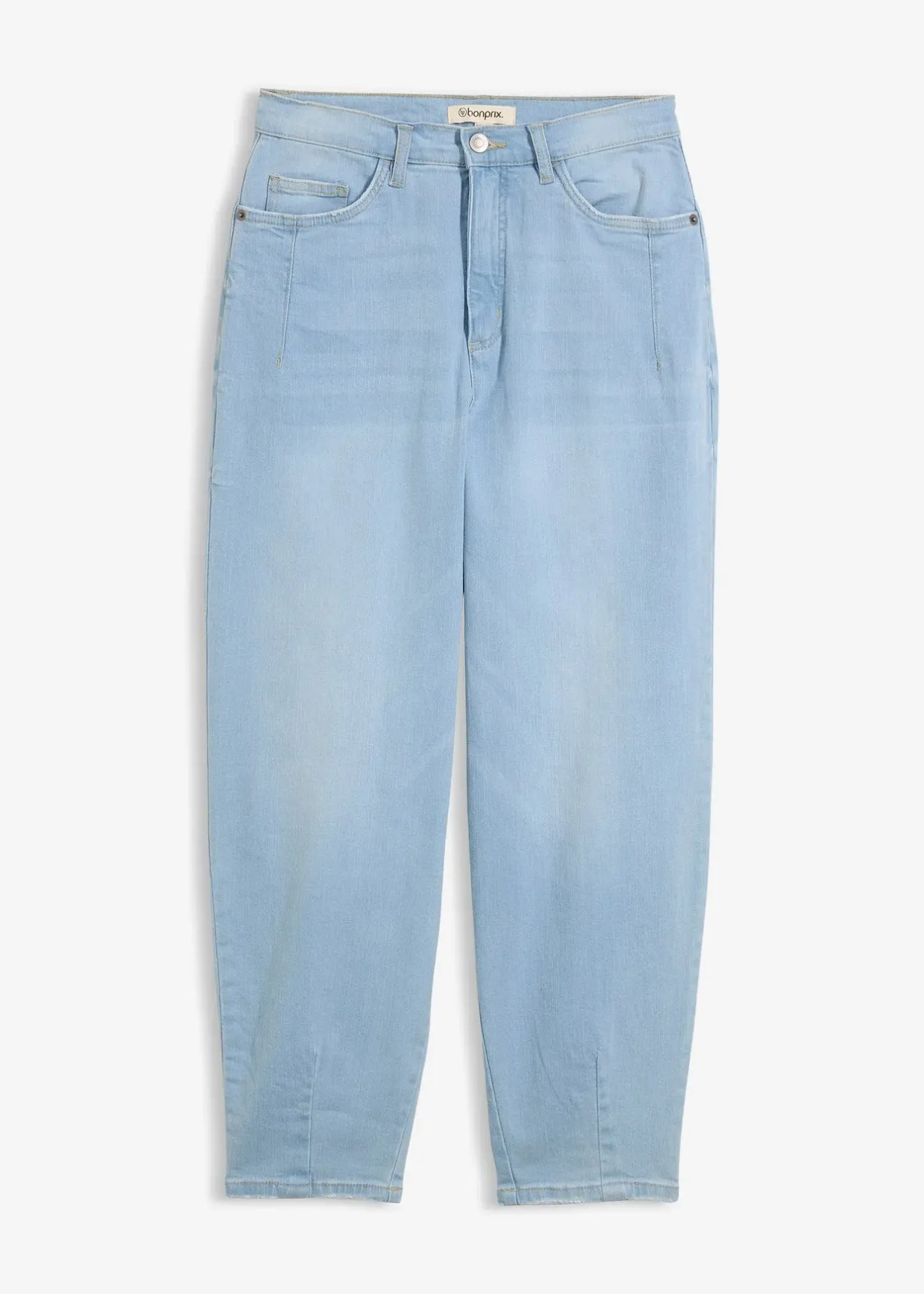 bonprix Jean barrel taille haute en coton|Femme Jeans