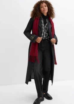 Femme bonprix Jeans|Jean barrel taille haute en coton