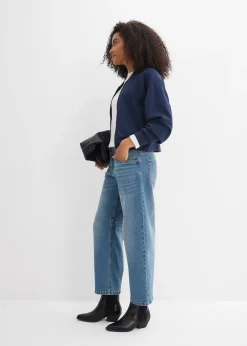 bonprix Jean barrel, taille mi-haute|Femme Tailles Petite