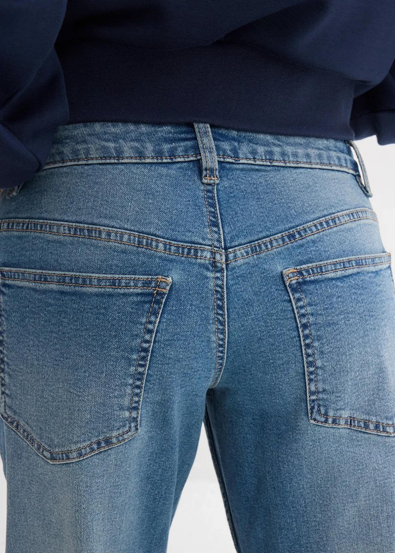 bonprix Jean barrel, taille mi-haute|Femme Tailles Petite