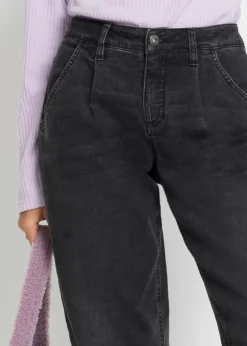 bonprix Jean Barrel, taille mi-haute, extensible|Femme Jeans