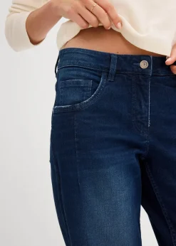 Femme bonprix Jeans|Jean barrel taille mi-haute