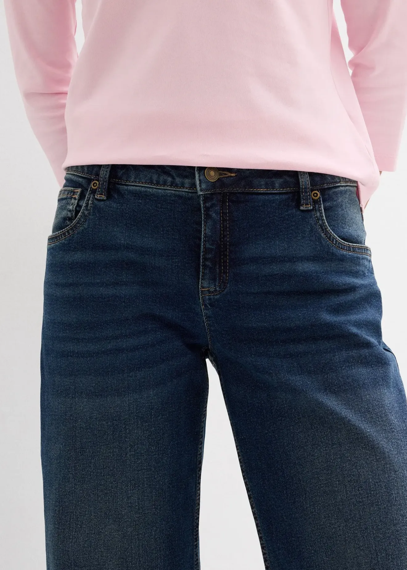bonprix Jean barrel, taille mi-haute|Femme Jeans