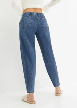 bonprix Jean barrel taille mi-haute élastiquée|Femme Jeans
