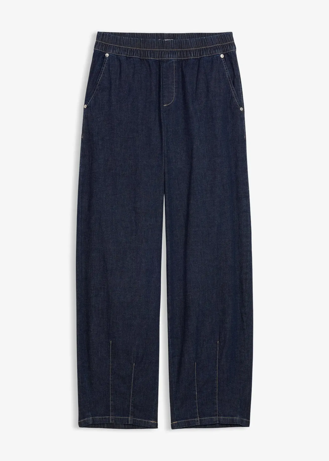 bonprix Jean barrel taille mi-haute élastiquée|Femme Jeans