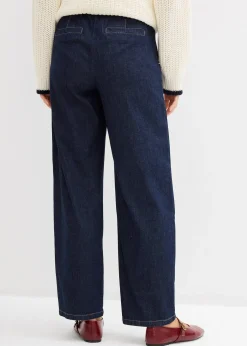 bonprix Jean barrel taille mi-haute élastiquée|Femme Jeans