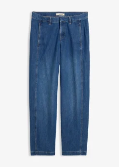 Femme bonprix Jeans|Jean barrel, taille mi-haute