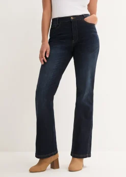 bonprix Jean Bootcut, taille haute et élastiquée|Femme Jeans