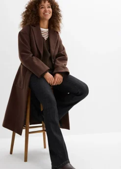 bonprix Jean bootcut taille haute élastiquée|Femme Jeans|Tailles Petite