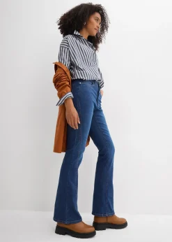 Femme bonprix Tailles Petite|Jeans|Jean bootcut taille haute