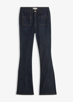 Femme bonprix Jeans|Tailles Petite|Jean bootcut taille haute élastiquée
