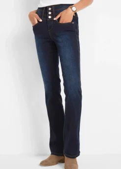 Femme bonprix Jeans|Jean bootcut taille haute, sculptant