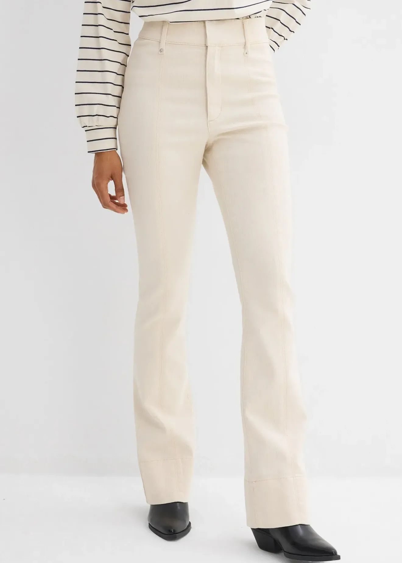 Femme bonprix Jeans|Tailles Petite|Jean bootcut taille haute