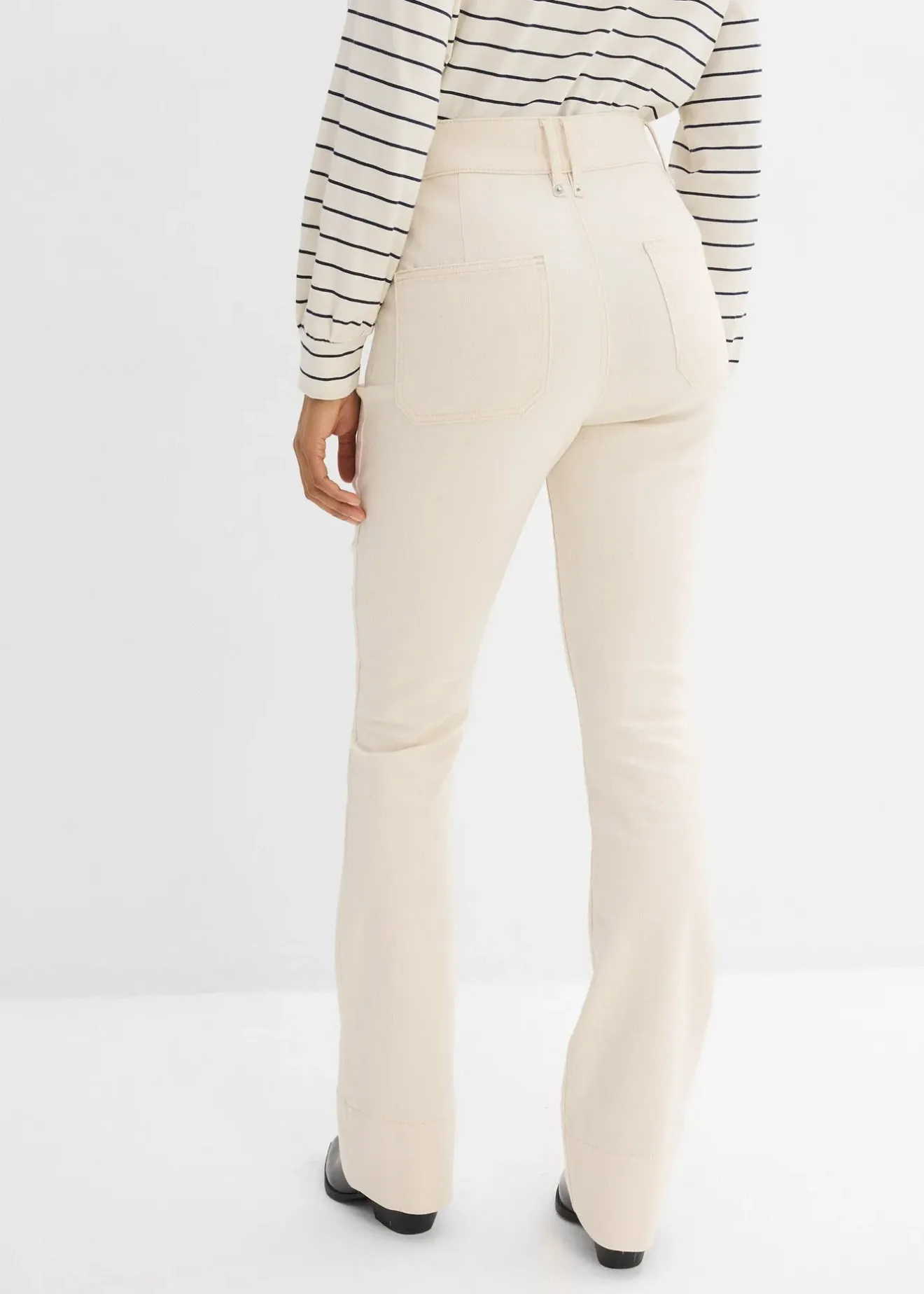 Femme bonprix Jeans|Tailles Petite|Jean bootcut taille haute