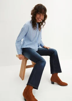 Femme bonprix Jeans|Tailles Petite|Jean bootcut taille mi-haute, extensible